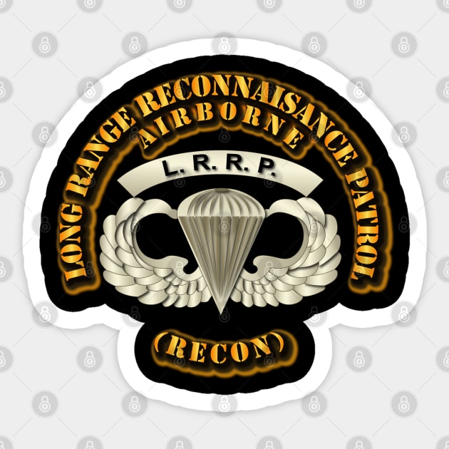 Airborne Badge - LRRP Sticker by twix123844